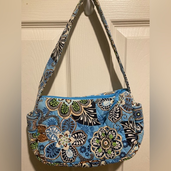 Vera Bradley Retired Printed Purse Bali Blue - Picture 2 of 10